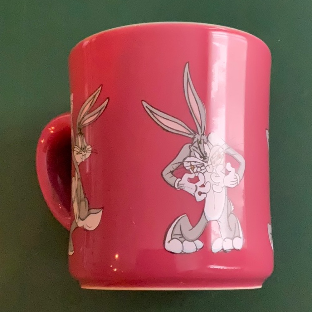 VINTAGE (1998) Warner Bros (TM) Bugs Bunny Crimson Mug